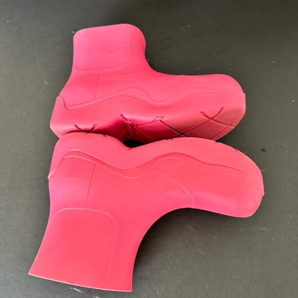 Bottega Venetta Puddle Ankle Boots Pink Size 41 - Picture 6 of 12